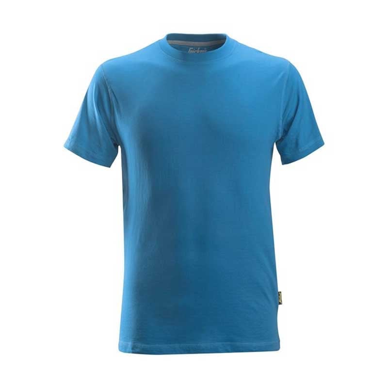 Snickers 2502 Classic T-Shirt Ocean Blue Size: XS