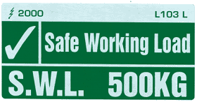 L103 L - Safe Working Load 500Kg
[L103L]