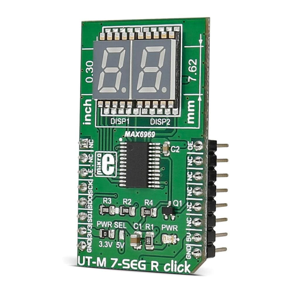 UT-M 7-Seg R Click Board