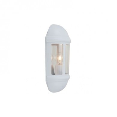 Ansell Latina Polycarbonate Photocell Half-Lantern White