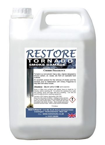 UK Suppliers Of Tornado (5L) For The Fire and Flood Restoration Industry