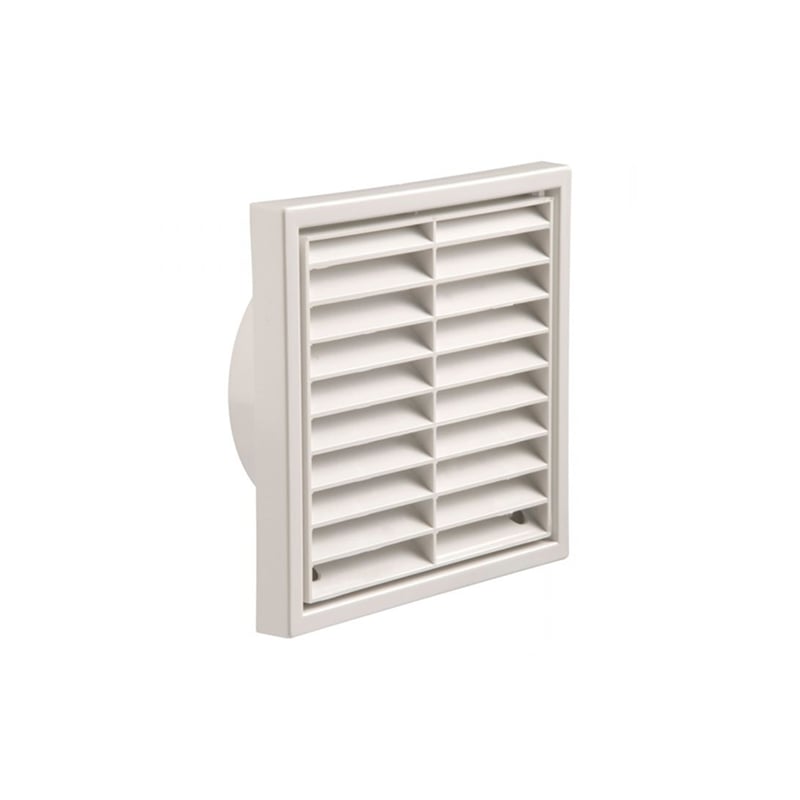 Manrose 150mm 6" Fixed Wall Grille White