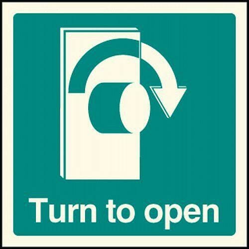 Turn to open  -  right