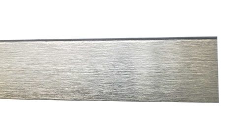 1,240mm Brushed Nickel Aluminium Glazing Channels – up to 10mm Glass