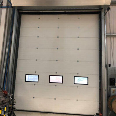 Durable Aluminum Panel Sectional Doors