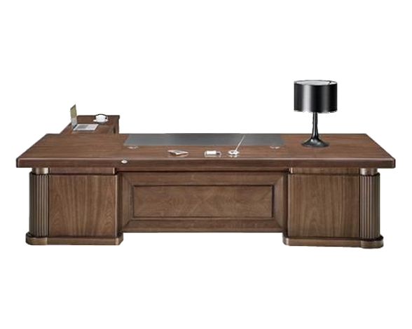 Specialisting In Extra Large Stylish Executive Office Desk with Pillar Design - 2800mm / 3000mm / 3200mmm - K3Y281 UK