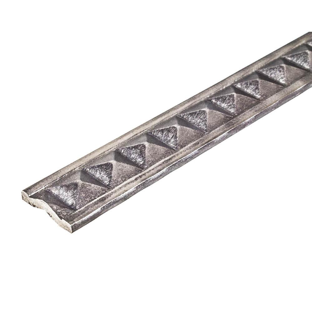 Decorative Textured Steel Bar - L 3000mm - 32 x 9mm 
