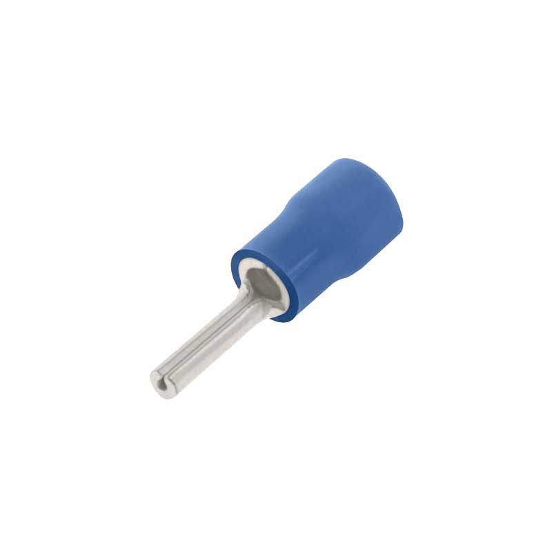 Unicrimp 1.9mm x 12mm Blue Pin Terminal (Pack of 100)