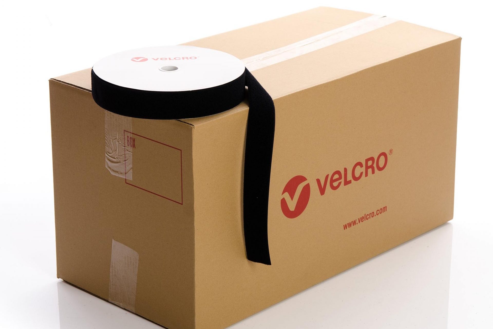 VELCRO� Brand Flame Retardant Sew-on 50mm tape BLACK LOOP case of 21 rolls