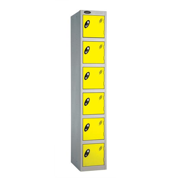 Coloured Six Door Locker For Gyms