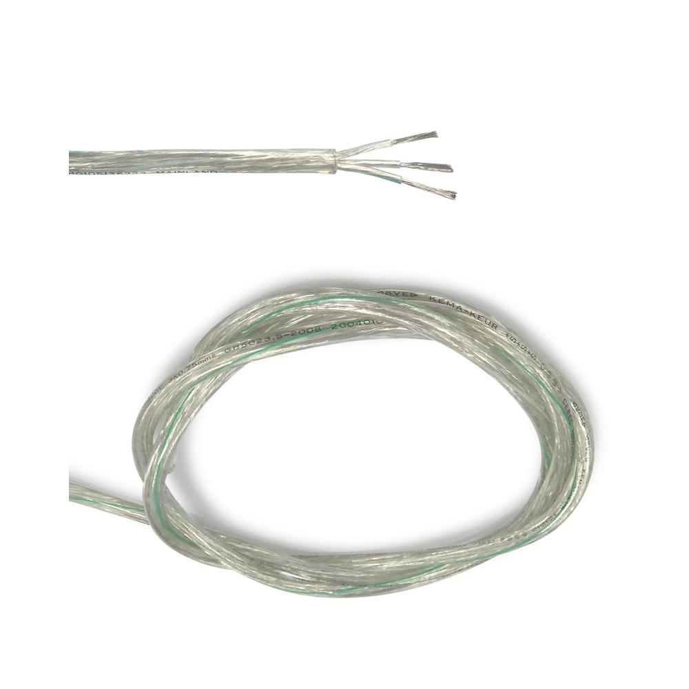 Luxuria Glorelle 1m Clear 3 Core 0.75mm Cable