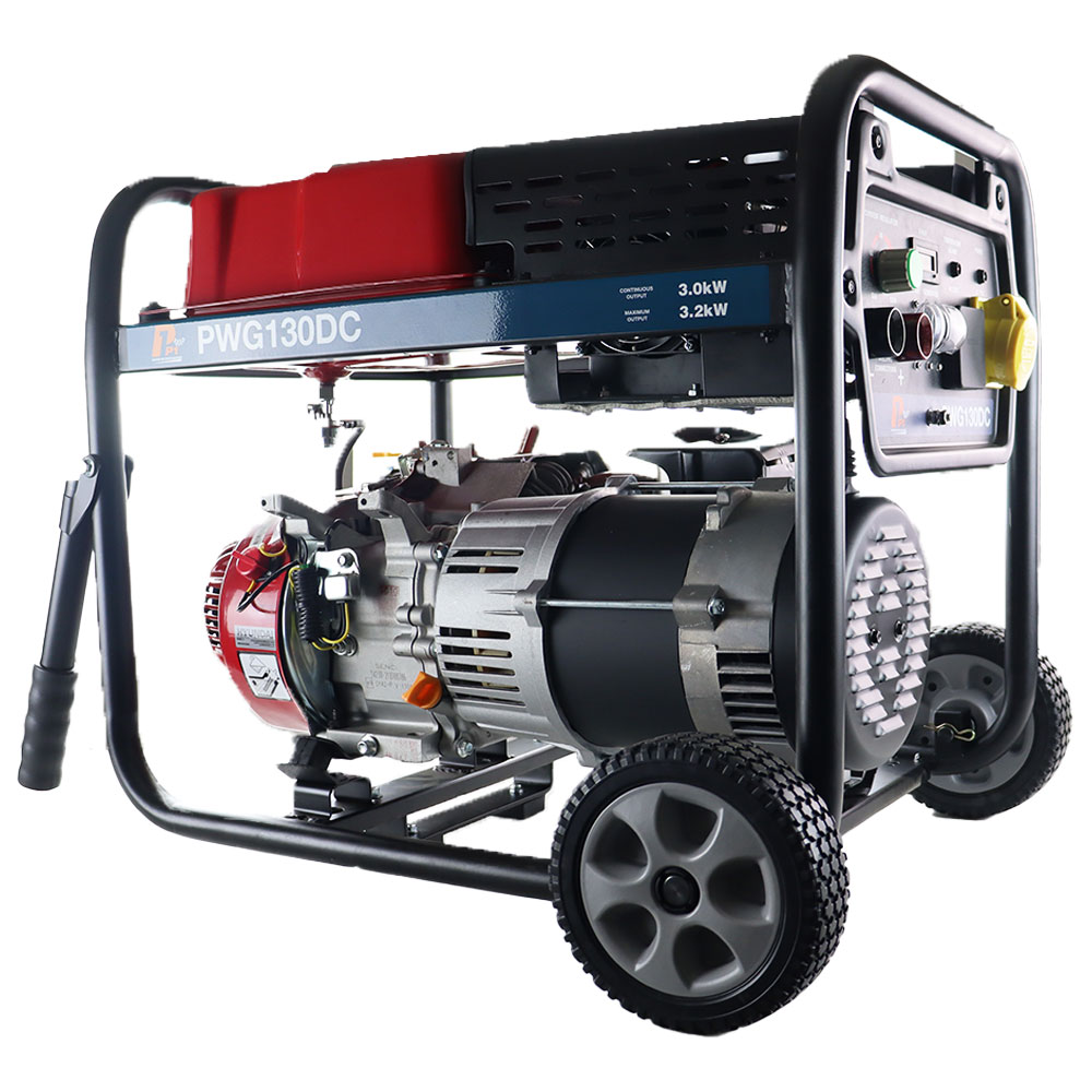 UK Suppliers P1 3.2kW / 4kVa Petrol Welder Generator, 120 Amp DC Welder by Position 1 Power Equipment 