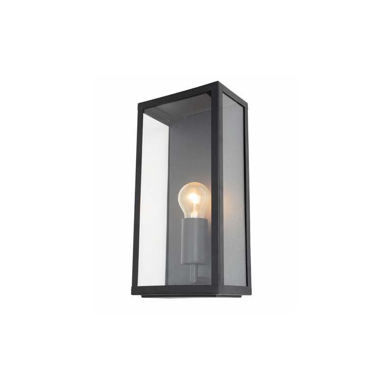 Forum Minerva Box Lantern E27 Black