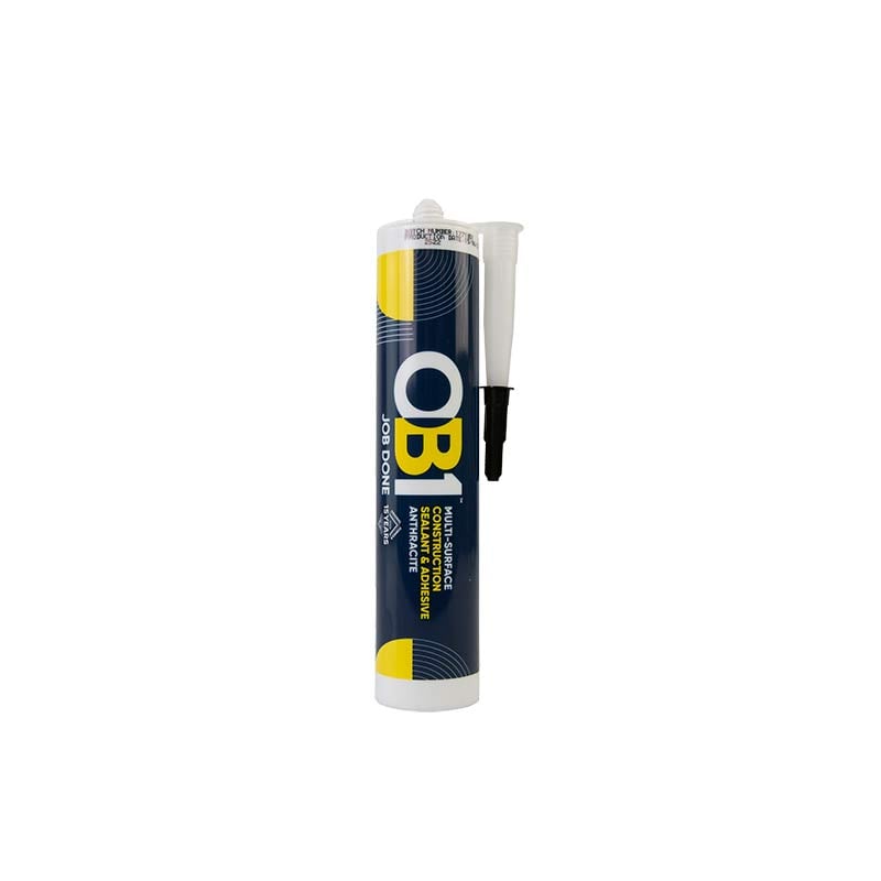 Unicrimp OB1 Multi-Surface Construction Sealant & Adhesive Anthracite 290ml