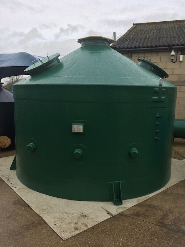 Custom Cylindrical Tanks for Water Treatment Industry