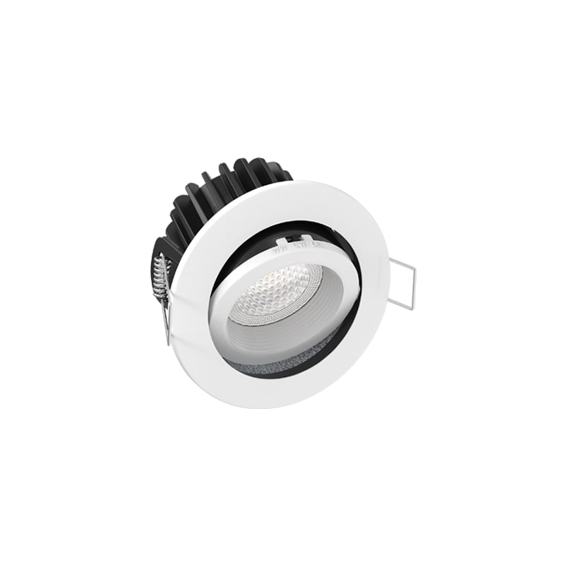 Kosnic Telica Tilt CCT Fire Rated Dimmable LED Downlight 10W White