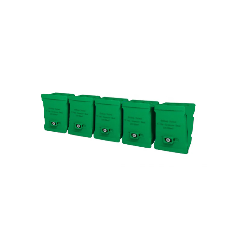 G-Prokit Blox 5 Way 100A Single Pole Terminal Block Green