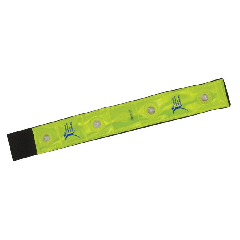 Reflective Armbands with Flashing LED's