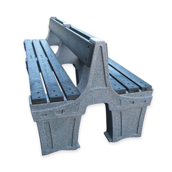 8 Person Double Sided Seats - Pale Granite