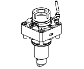 Axial geared-up I&#61;1:2 opposite face twin driven tool H&#61;60