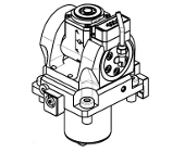 Axial geard-up l&#61;1:3 rear-set driven tool H&#61;85mm