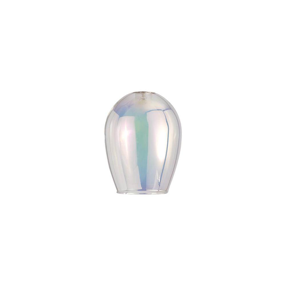 Luxuria Apex 120x160mm Wine Glass (D) Iridescent With Inner Frosted Glass Shade