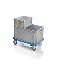 Budget Eco Blue Open Deck Transport Trolley