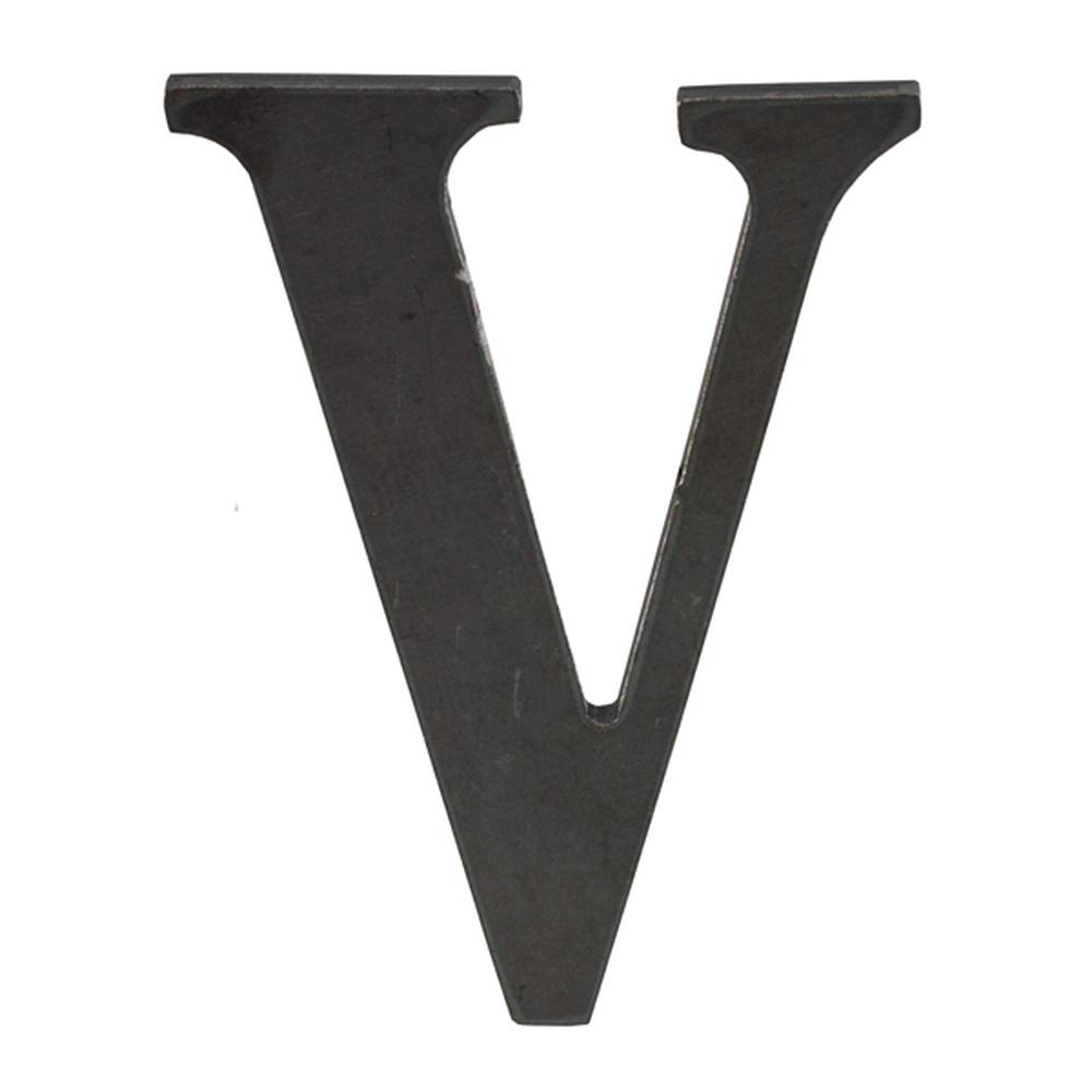 Profiled Letter V - Mild SteelHeight 50mm - 3mm Thick