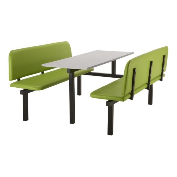 CU94 - 6-Seater Oscar Canteen Unit - 1 Way Access, Green, Grey