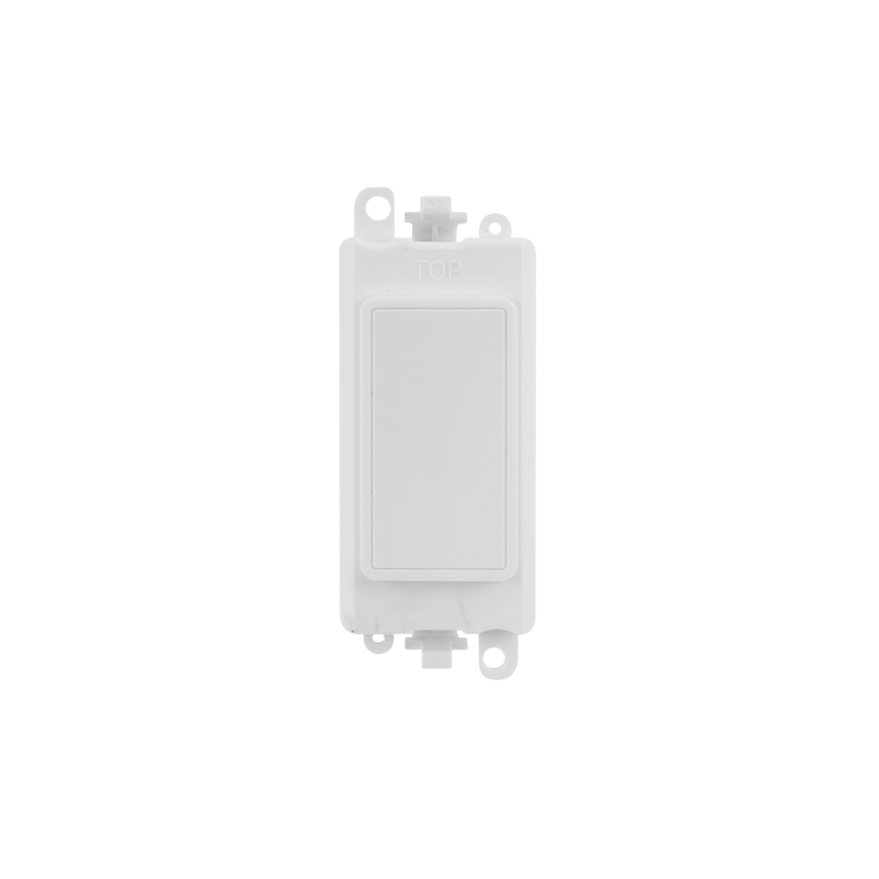 Click 20AX Polar White Blank Module Insert Polar White