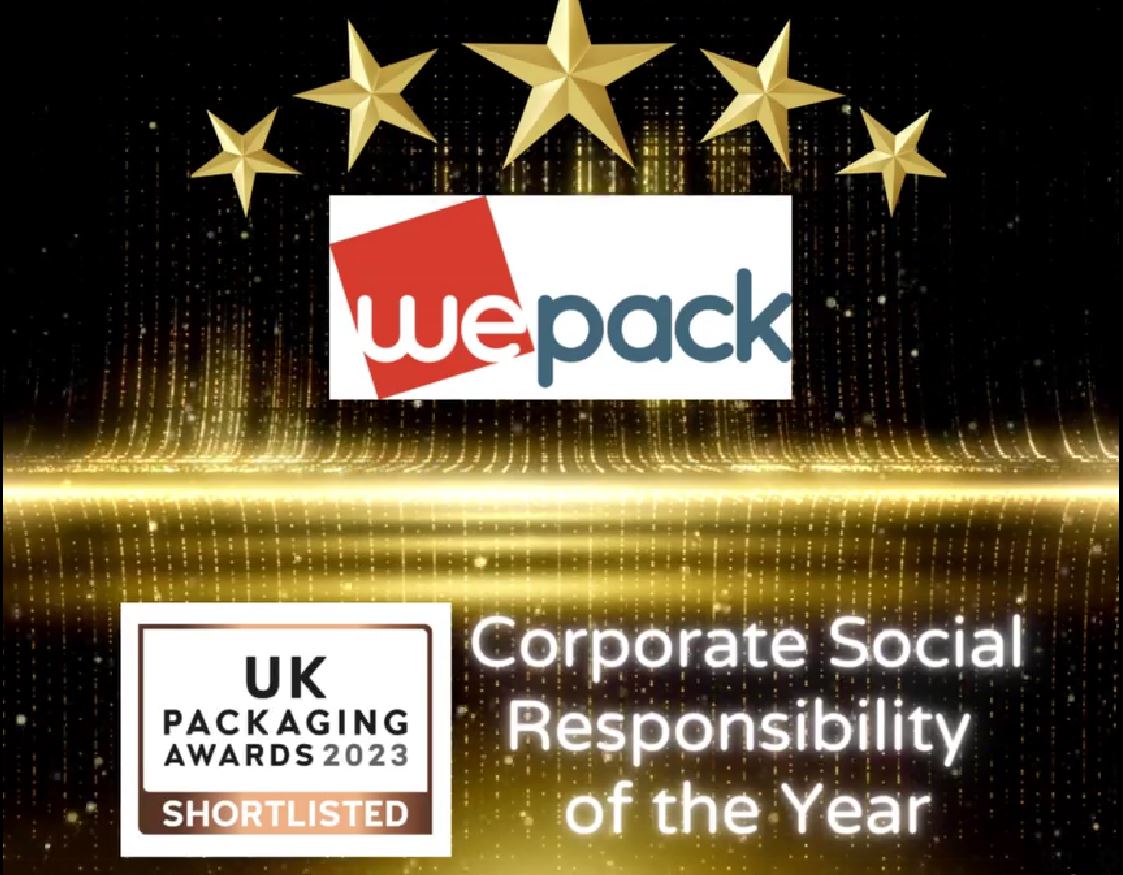 Shortlisted for the prestigious Corporate Social Responsibility of the Year award at UK Packaging 2023