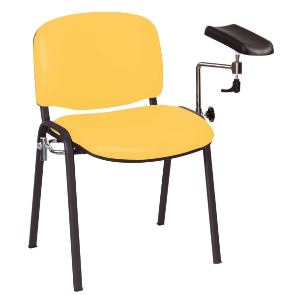 Phlebotomy Chair - Vinyl Anti-Bacterial Seats - Primrose