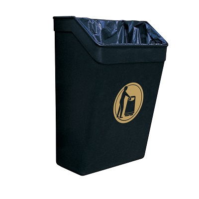 Trimline 25� Litre Open Top Litter Bin & Express Delivery
                                    
	                                    Wall Mounted with Moulded Plastic Liner