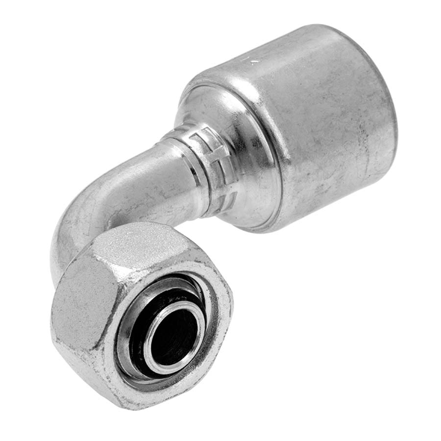 ExITFLEx 90&#176; Swept Elbow &#45; BSPP Female Swivel with O&#45;Ring Seal