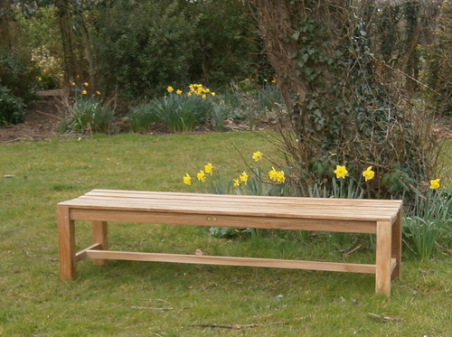 Suppliers of Southwold 6ft Teak Deluxe Backless Bench