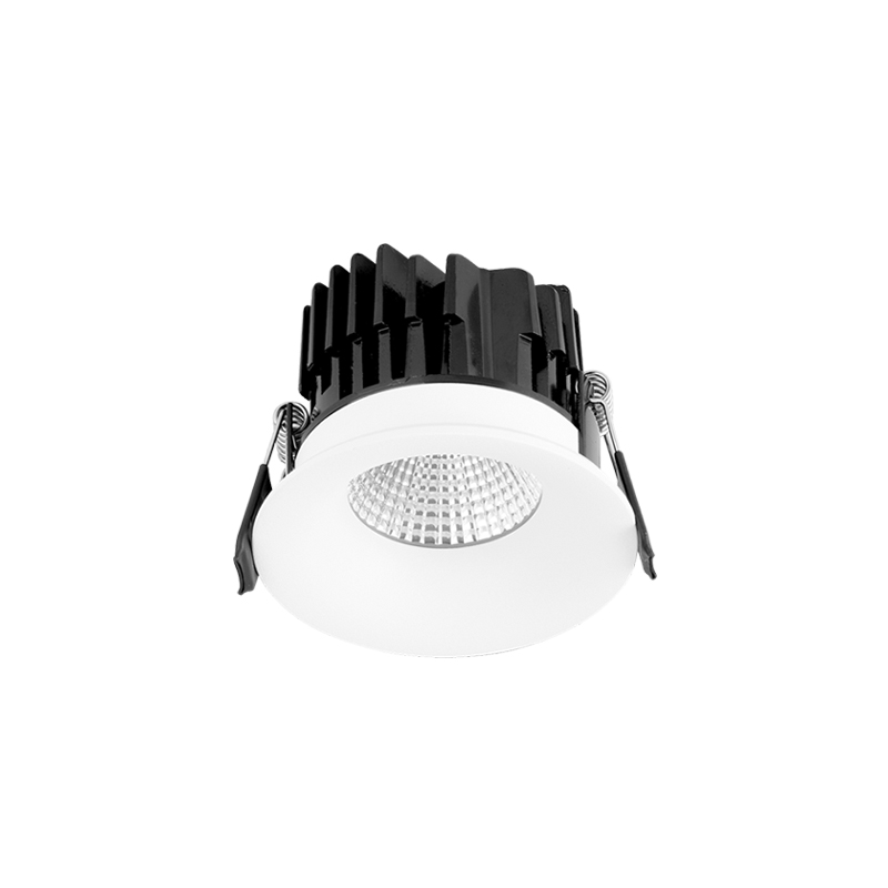 Aurora IP44 Fixed Baffle Dimmable LED Downlight 3000K 10W