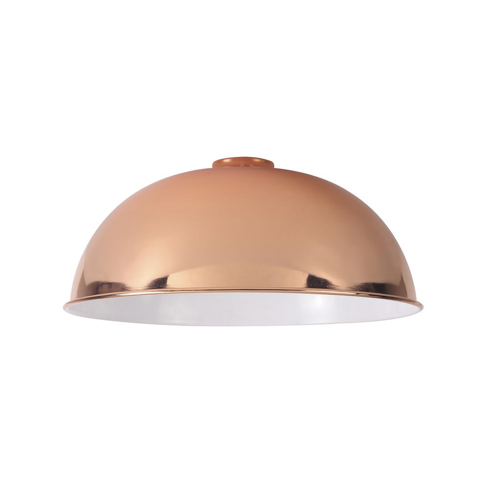 Luxuria Glorelle Dome 35cm Lampshade Rose Gold