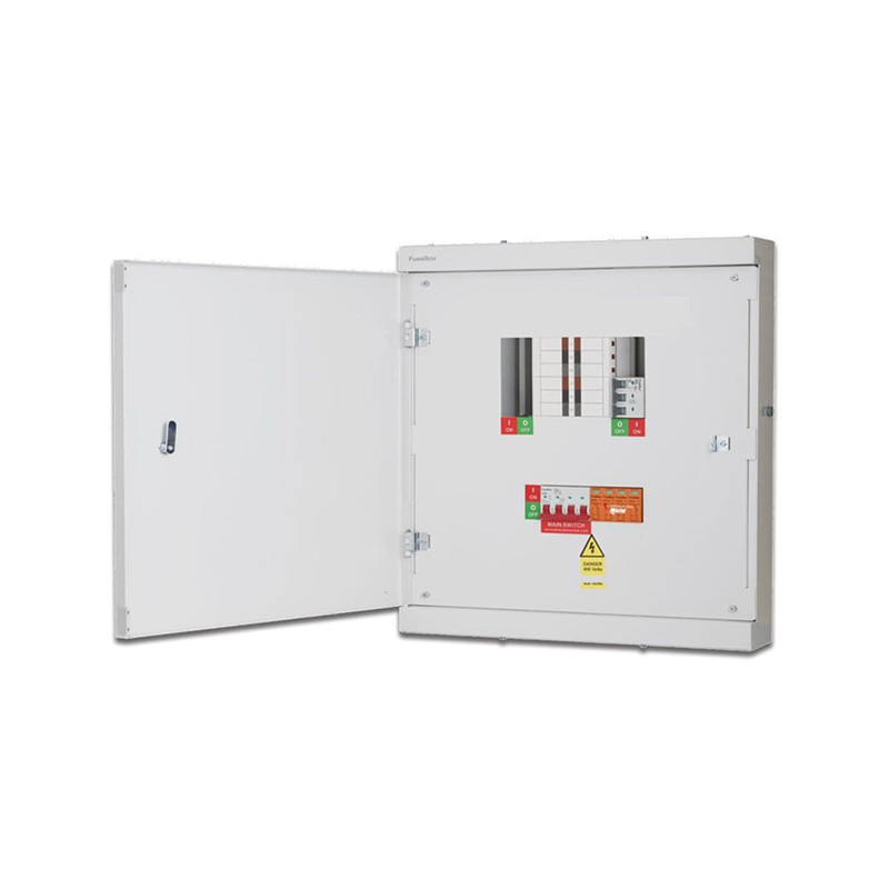 FuseBox 125A TPN Distribution Board With SPD 3 Way