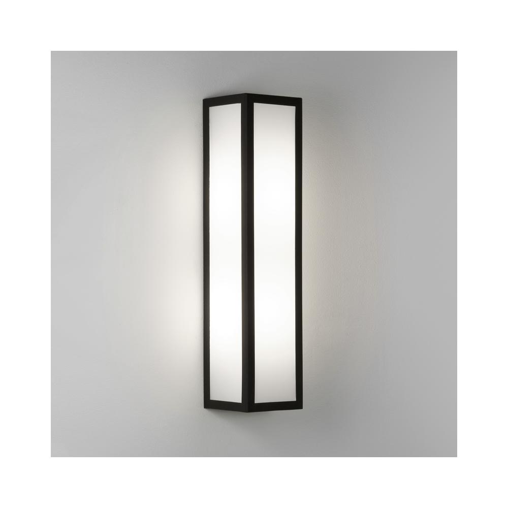 Astro Salerno LED Textured Black Wall Light