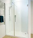 Reef Frameless Shower Door Partition - 10mm Glass (73D)