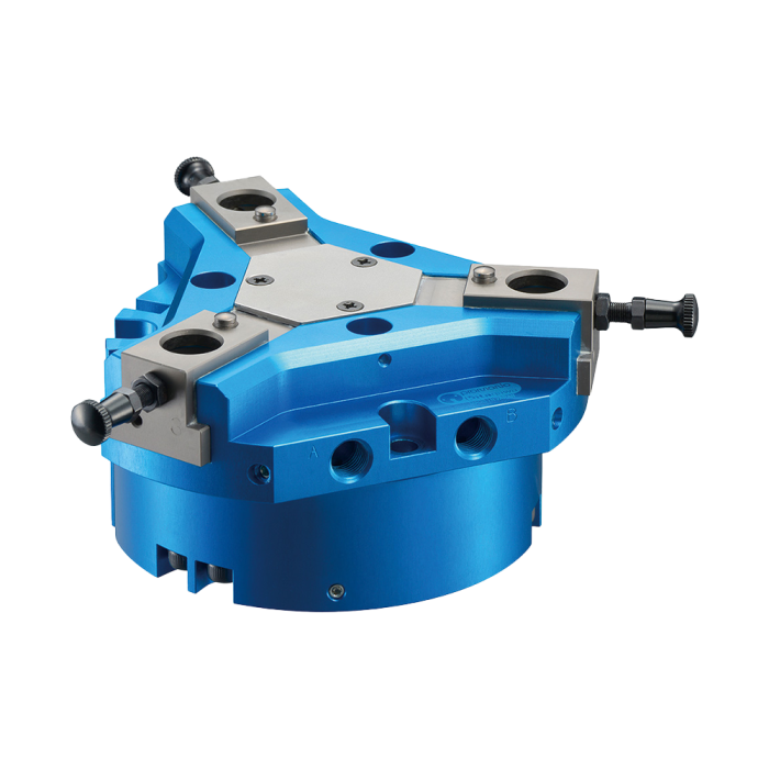 NTS311 with set of NTS-QM311 Quick jaw change base jaws 