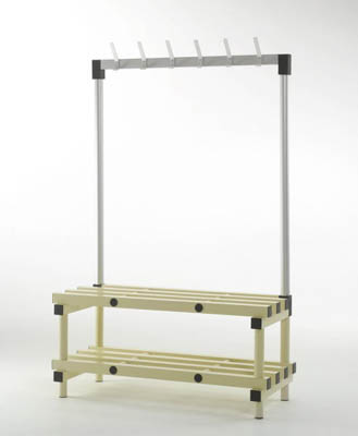 UK Suppliers of Plastic Bench Seat Single Sided with Hook Board
