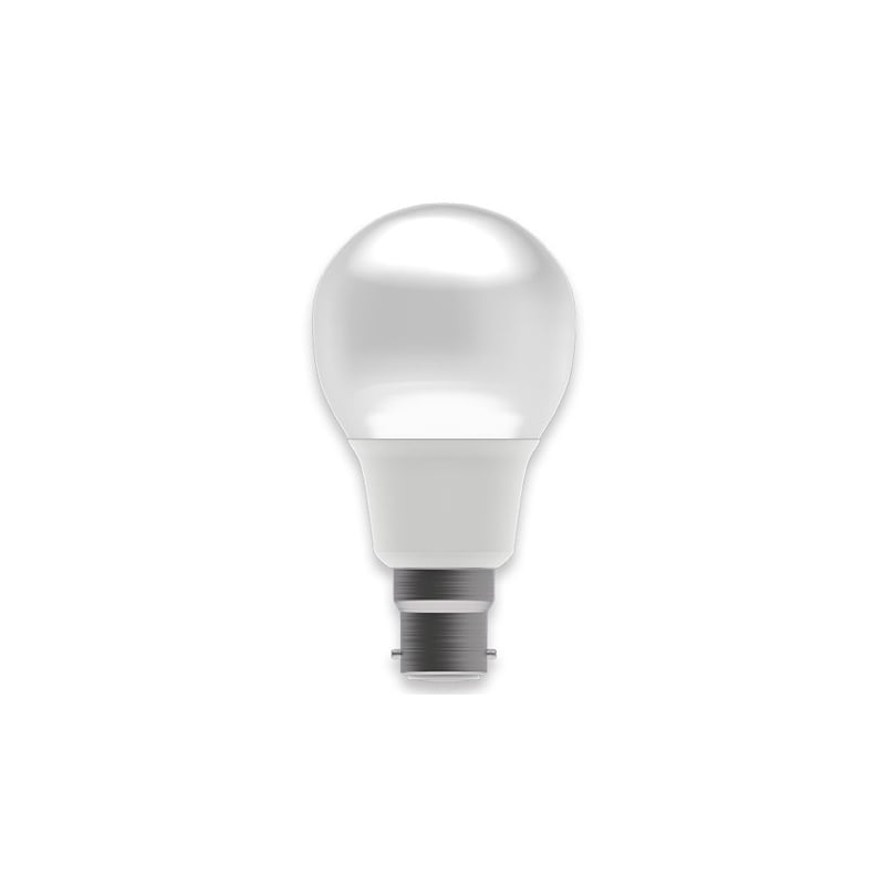 Bell Clear Round Non-Dimmable LED Ball Bulb 6.6W B22 2700K