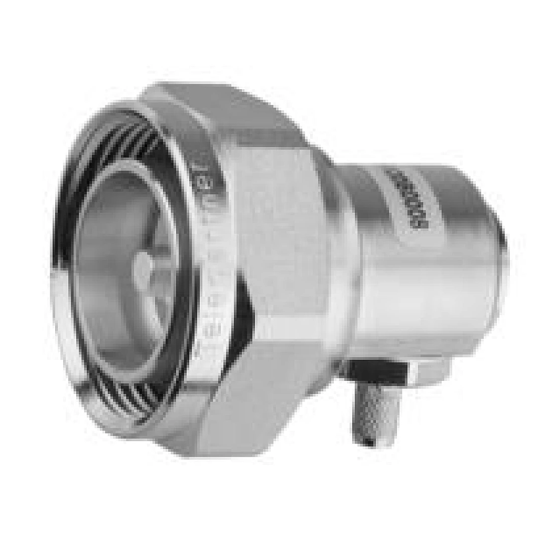 Telegartner J01120C0010 (100024418) 7/16 Din Elbow Crimp Plug RG213, RG214