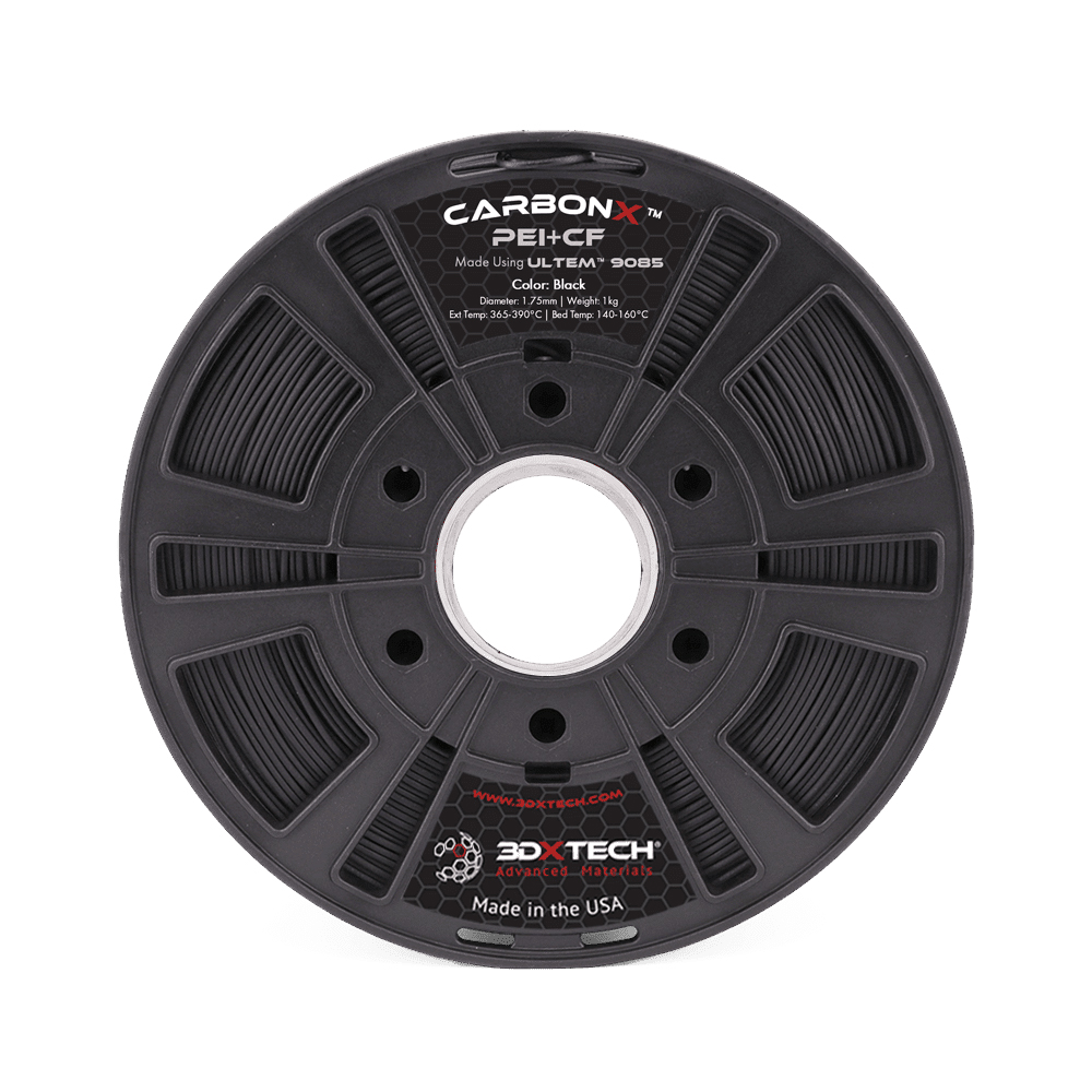 3DXTech CarbonX CF PEI Ultem&#x2122; 9085 Black 1.75mm 3D Printing Filament 500gms [Aerospace]