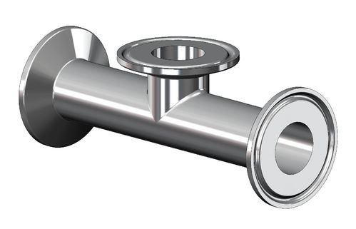 Food Grade Leading Suppliers of ASME BPE, DT27, Short Branch Tees, TC Ended, 316L Stainless Steel, SF1 for Fluid Transfer Systems