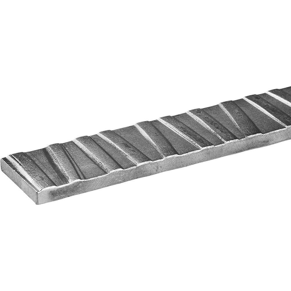 Mild Steel Flat Textured Bar 50 x 8mm x 3000mm 