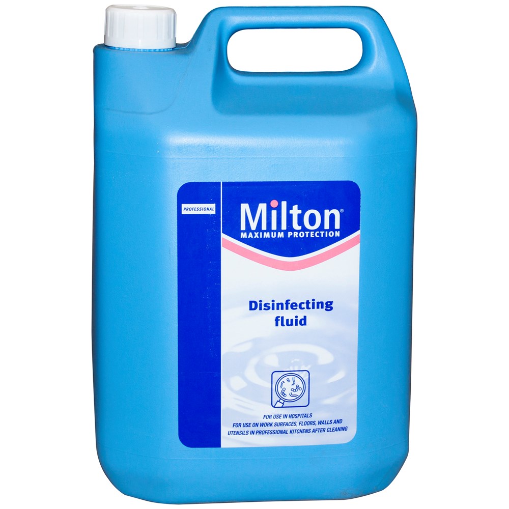 Suppliers Of Milton Disinfecting Fluid 2 X 5 Litres For Nurseries