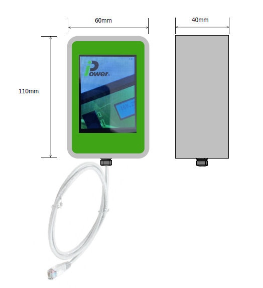 IT-381-00 IPower IPT Remote TFT display box (supercedes IPT-500 remote view versions)