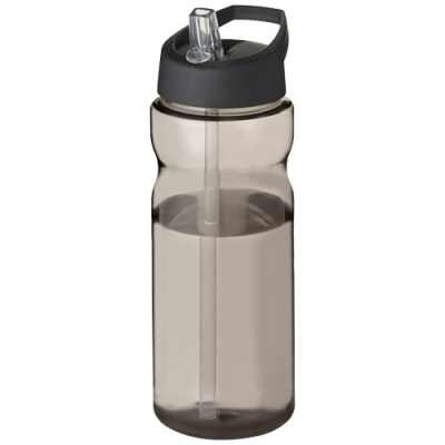 H2O ACTIVE® BASE 650 ML SPOUT LID SPORTS BOTTLE in Charcoal & Solid Black.